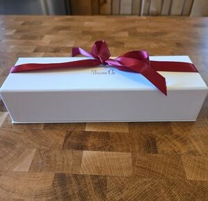 Shane Co. Jewelry Gift Box with Red Ribbon